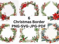 Image result for Christmas Border SVG