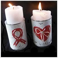 Image result for Tin Can Candle Holder