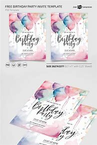 Image result for Bday Invite Template