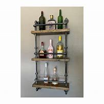 Image result for Bar with Metal Shelf