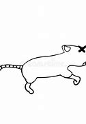 Image result for Dead Rat Outline