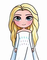 Image result for Cute Easy Elsa Painting