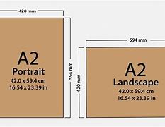 Image result for A1 vs A2 Size