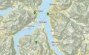 Image result for Bellagio Lake Como Map