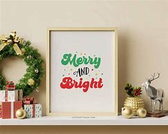 Image result for Merry and Bright Christmas Poster