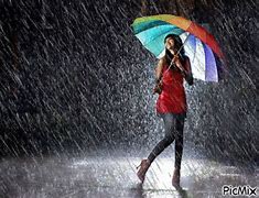 Image result for Woman Out in Rain Gifs