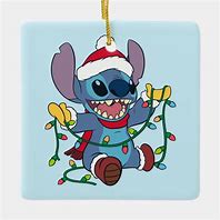 Image result for Stitch Cartoon Christmas