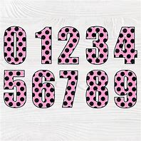 Image result for Free Printable Polka Dot Numbers