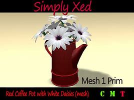 Image result for Red Vanilla Extreme White Coffee Pot