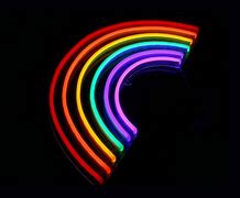 Image result for Rainbow Neon Lights Aesthetic