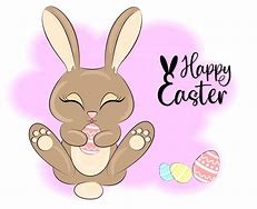 Image result for Easter Bunny with Basket Clip Art