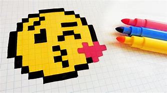 Image result for Happy Emoji Pixel Art