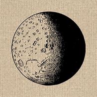 Image result for Black Moon Line Art