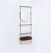 Image result for Entry Table Mirror and Coat Rack