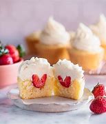 Image result for Strawberry Cupcakes Vanilla