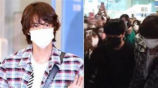 Image result for Jin BTS Airport