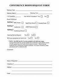 Image result for Room Request Form