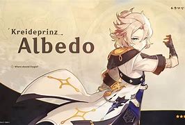 Image result for Albedo Genshin Impact Face