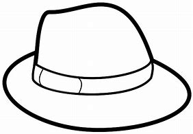 Image result for Fedora Hat Outline