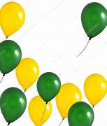 Image result for Yellow Blue and Apple Green Balloons