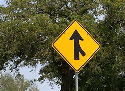 Image result for Merge Road Sign