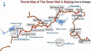 Image result for Great Wall Beijing Map