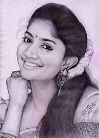 Image result for Tamil Actress Drawing