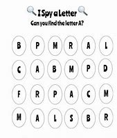 Image result for I Spy the Letter Print Out