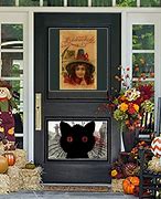 Image result for Black Cat Halloween Decorations