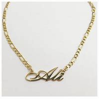 Image result for Custom 14K Gold Name Necklace