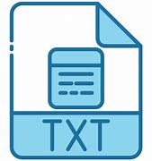 Image result for TXT Icon.svg Blue