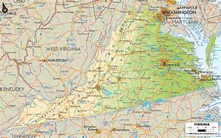 Image result for Virginia State Us Map