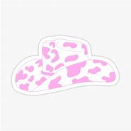 Image result for Pink Cow Print Hat