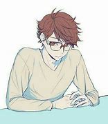 Image result for Oikawa with Glasses