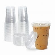 Image result for 8 Oz Clear Plastic Cups with Lids