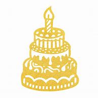 Image result for Gold and Violet Birthday Cake Clip Art