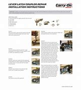 Image result for Trailer Hitch Coupler Repair Kit