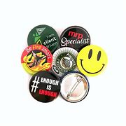 Image result for 75Mm Button Badges