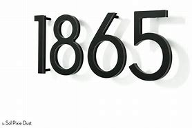 Image result for House Letters and Numbers Black