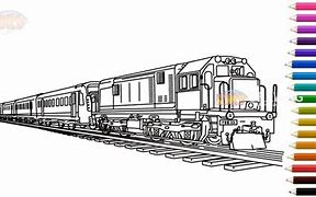 Image result for Kereta API Indonesia Drawing