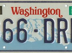 Image result for Washington License Plate