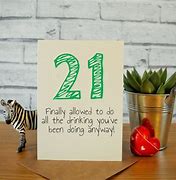 Image result for Funny 21st Messages