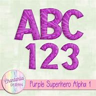 Image result for Purple Superhero