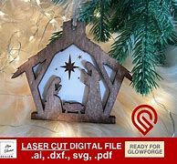 Image result for Nativity Scene Ornament SVG