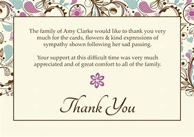 Image result for Free Sympathy Thank You Cards