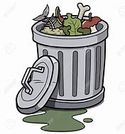 Image result for Trash Can Full Cartoon