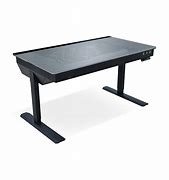 Image result for Glass Computer Desk Case