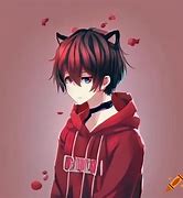 Image result for Anime Boy in Red Hoodie