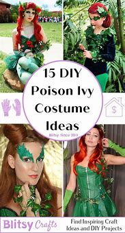 Image result for DIY Poison Ivy Costume