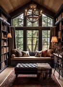 Image result for Cozy Library Room